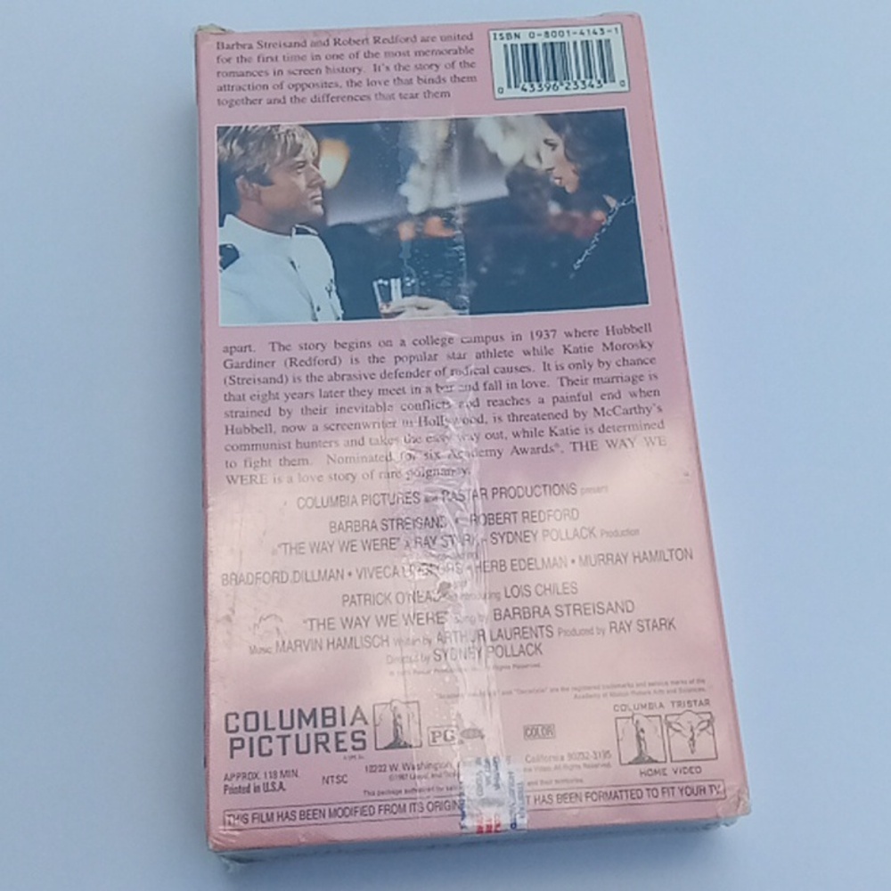 Factory Sealed "The Way We Were" VHS - Picture 2 of 16